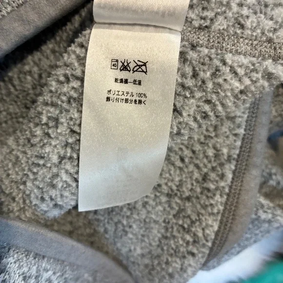 Patagonia Better Sweater Grey Fleece 1/4 quarter Zip Pullover Women's Size M - Picture 12 of 14